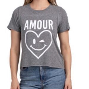 Cinq a Sept Gray Amour Tee M